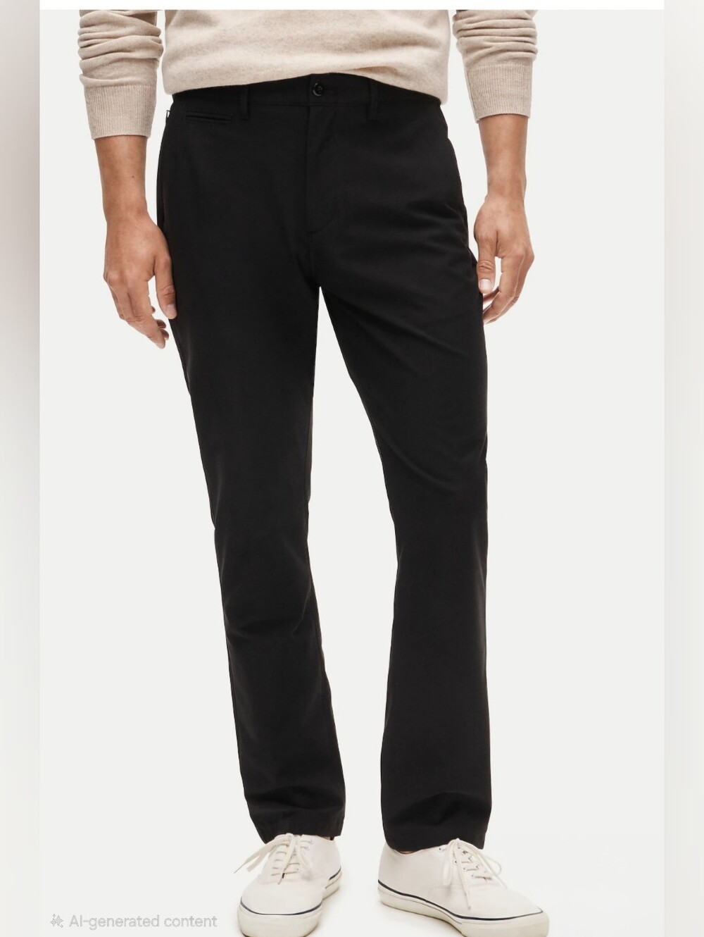 J. Crew Black Straight Chinos